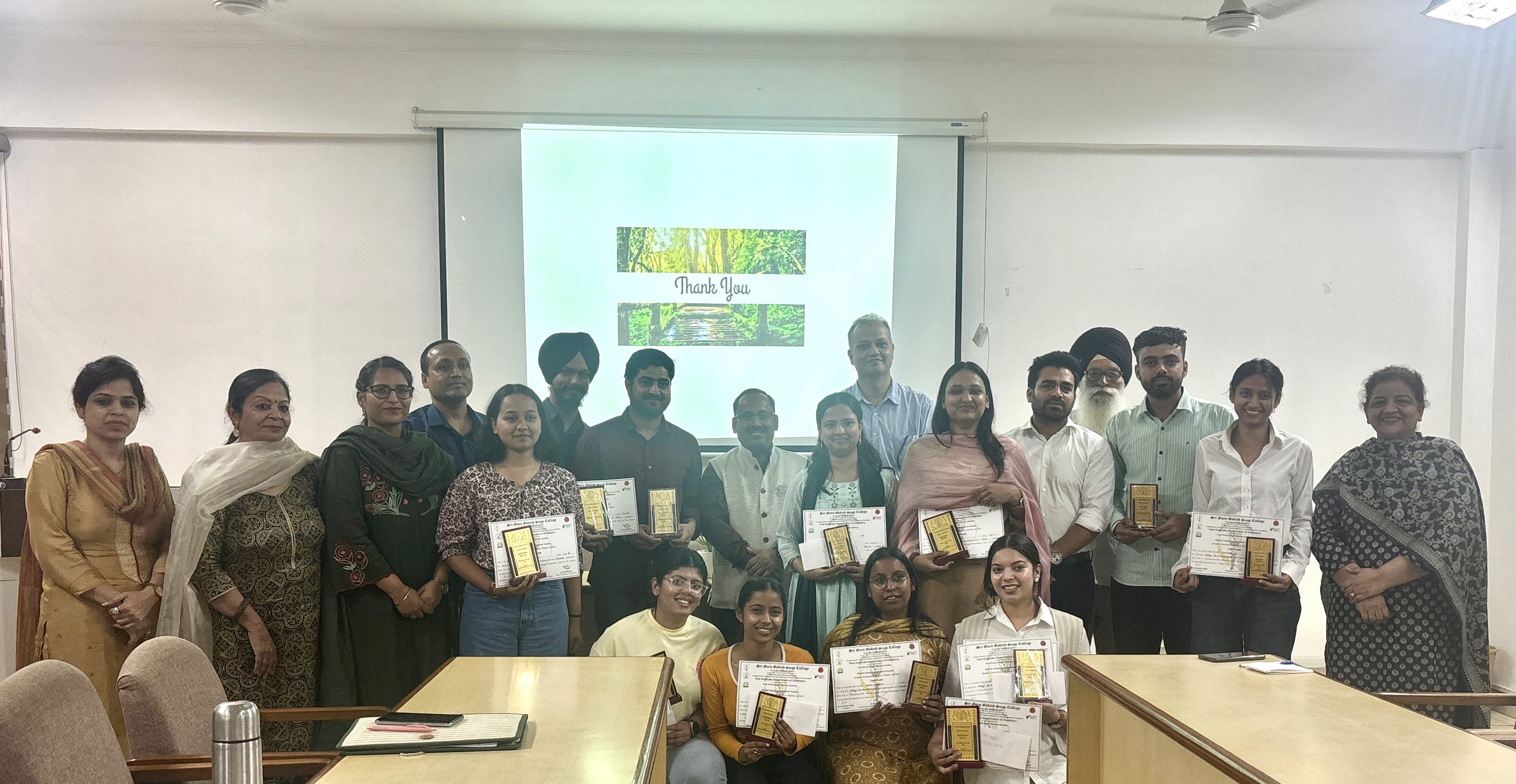 Winners of the “Green Frontiers & Eco Fiesta” Inter-College Competition — March 7, 2026.